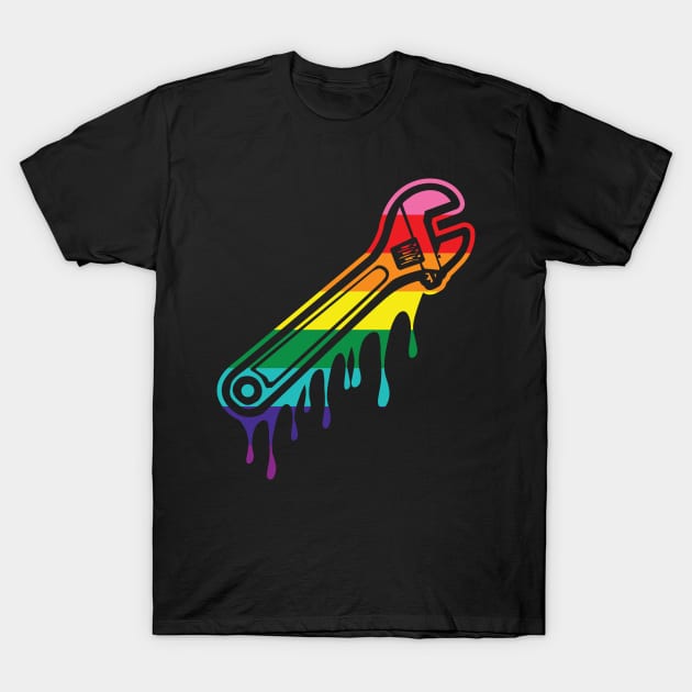 PRIDE Plumbing Wrench T-Shirt by IPRINT